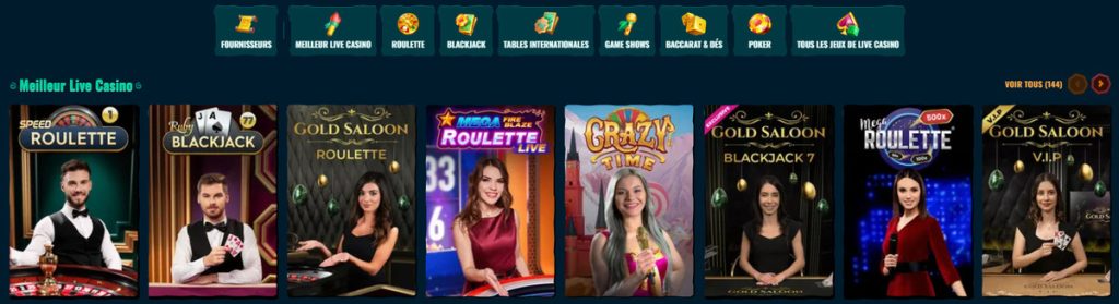 Spinanga Casino live